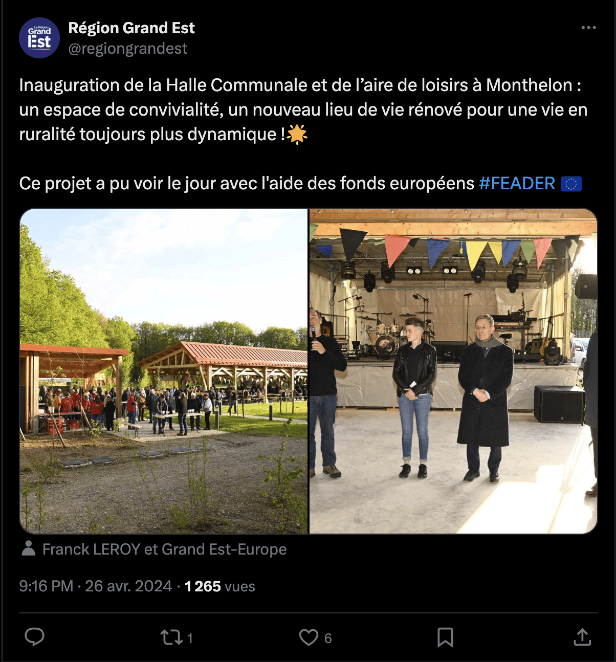 capture post compte X région grand est