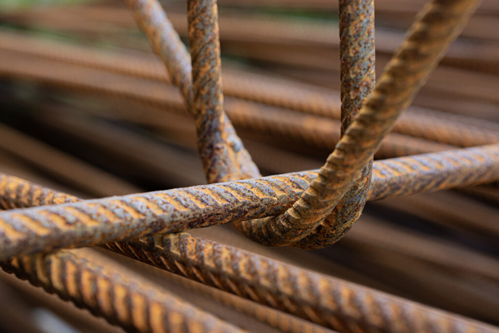 echantillon de structure metallique